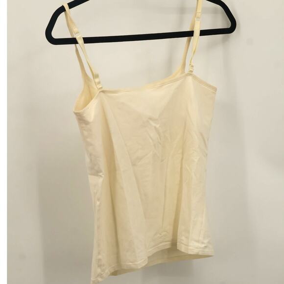 Lot of 2 J.Jill Womens Stretch Tank Top Adjustable Strap Sleeveless Size S Cream - Picture 3 of 7